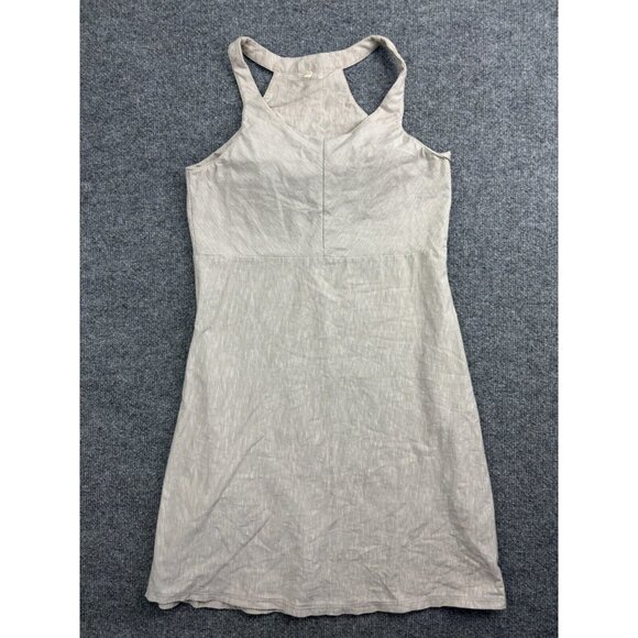 Mountain Khakis Dress Women's Small Beige Sleeveless Mini Shelf Bra Athletic - Picture 1 of 8